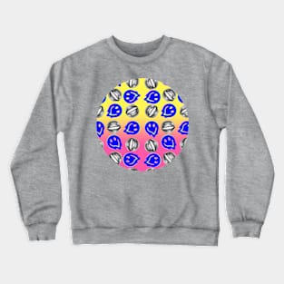 Pop Art | Trippy Smiley Emoji Crewneck Sweatshirt